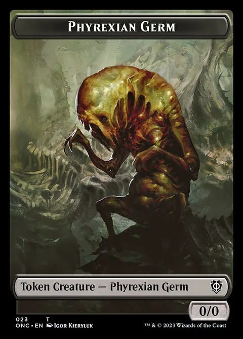 Phyrexian Germ, carte 23 de Phyrexia: All Will Be One Commander Tokens