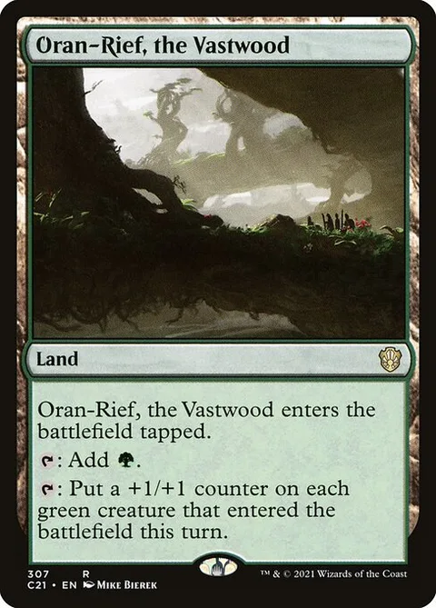 Oran-Rief, the Vastwood, card 307 from Commander 2021