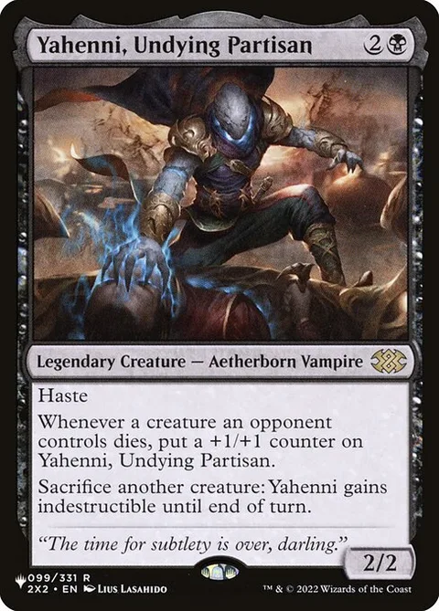 Yahenni, Undying Partisan, carte 2X2-99 de The List
