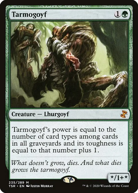 Tarmogoyf, card 235 from Time Spiral Remastered