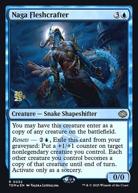 Naga Fleshcrafter, carte 52s de Tarkir: Dragonstorm Promos