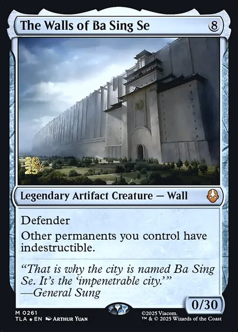 The Walls of Ba Sing Se, card 261s from Avatar: The Last Airbender Promos