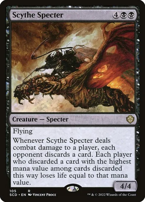 Scythe Specter, card 105 from Starter Commander Decks