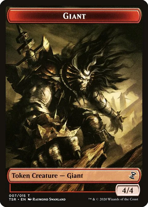 Giant, card 7 from Time Spiral Remastered Tokens