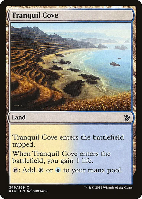Tranquil Cove, card 246 from Khans of Tarkir