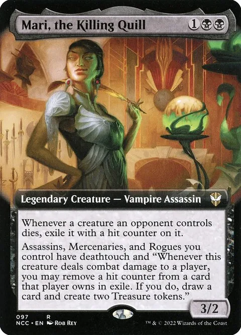 Mari, the Killing Quill, card 97 from New Capenna Commander