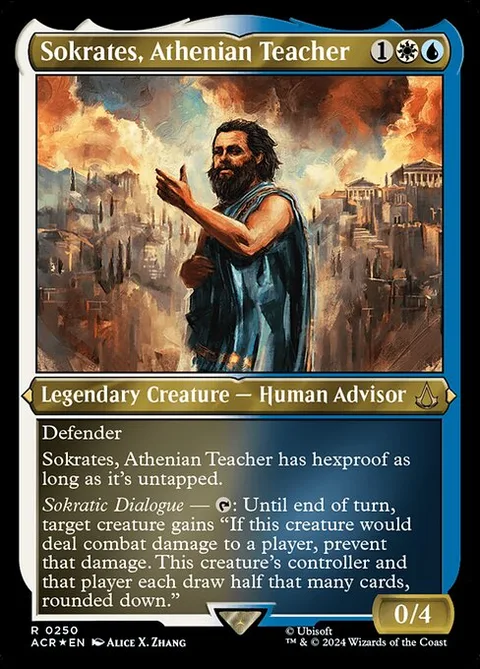 Sokrates, Athenian Teacher, carte 250 de Assassin's Creed