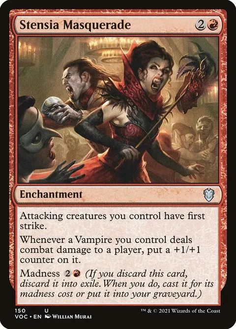 Stensia Masquerade, carte 150 de Crimson Vow Commander