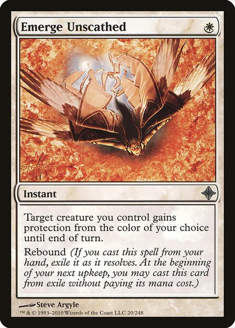 Emerge Unscathed, carte 20 de Rise of the Eldrazi