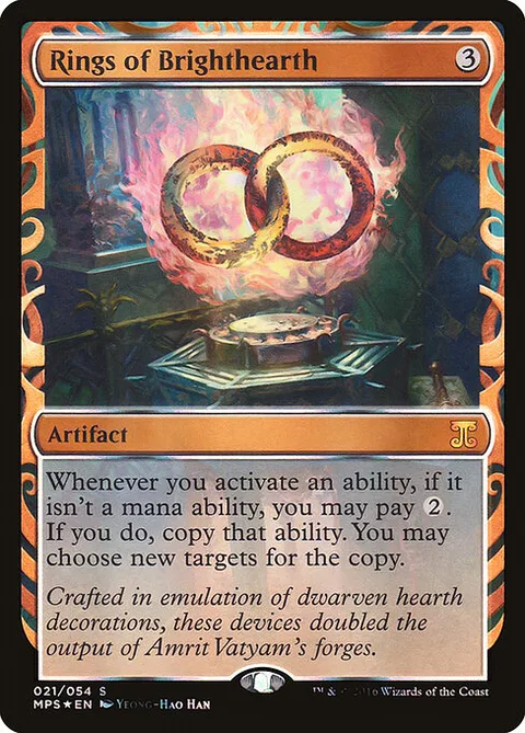 Rings of Brighthearth, card 21 from Kaladesh Inventions