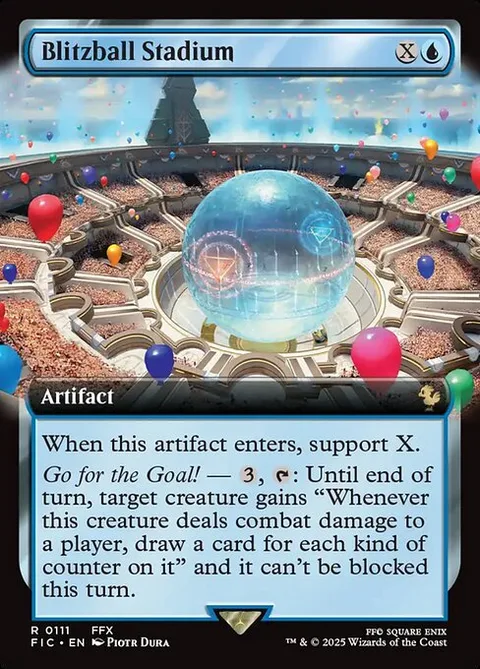 Blitzball Stadium, card 111 from Final Fantasy Commander