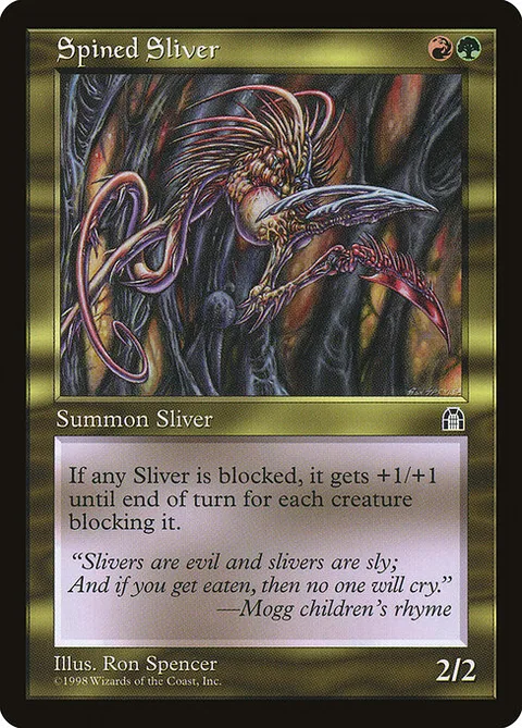 Spined Sliver, carte 130 de Stronghold