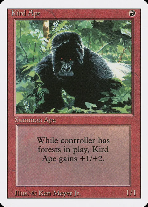 Kird Ape, card 161 from Revised Edition