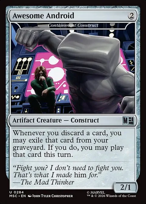 Containment Construct, card 284 from Marvel Super Heroes Commander