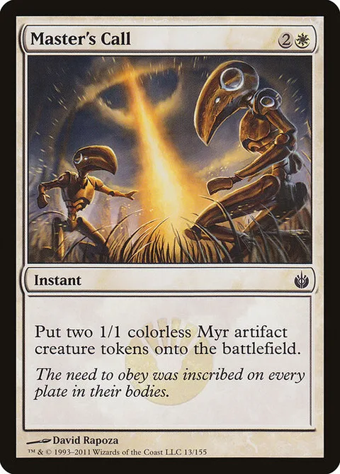 Master's Call, carte 13 de Mirrodin Besieged