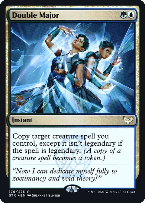 Double Major, carte 179s de Strixhaven: School of Mages Promos