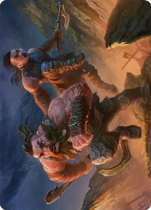 Dwarven Reinforcements // Dwarven Reinforcements, card 33 from Kaldheim Art Series