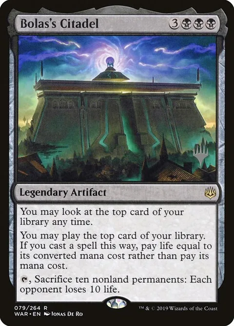 Bolas's Citadel, card 79p from War of the Spark Promos