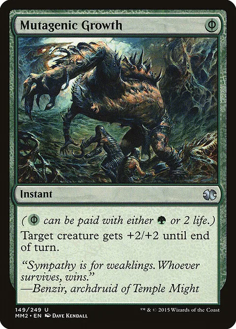 Mutagenic Growth, card 149 from Modern Masters 2015