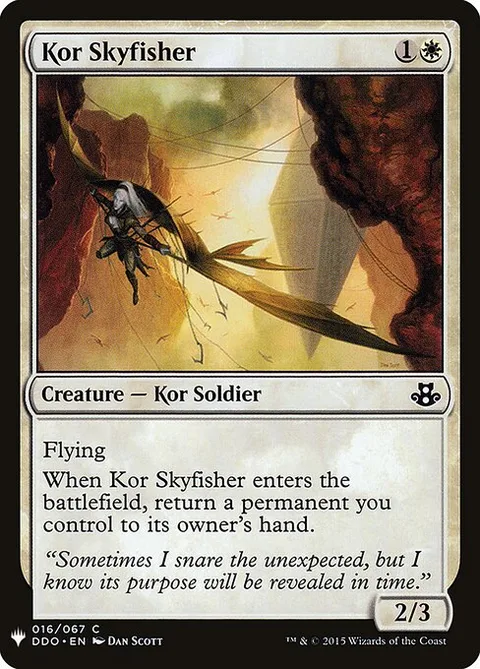Kor Skyfisher, card DDO-16 from The List