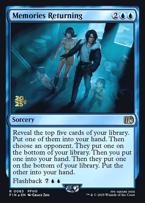 Memories Returning, card 63s from Final Fantasy Promos