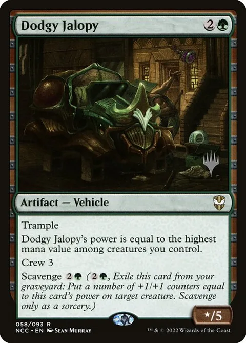 Dodgy Jalopy, carte 58p de New Capenna Commander Promos