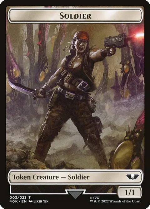 Soldier, carte 3 de Warhammer 40,000 Tokens