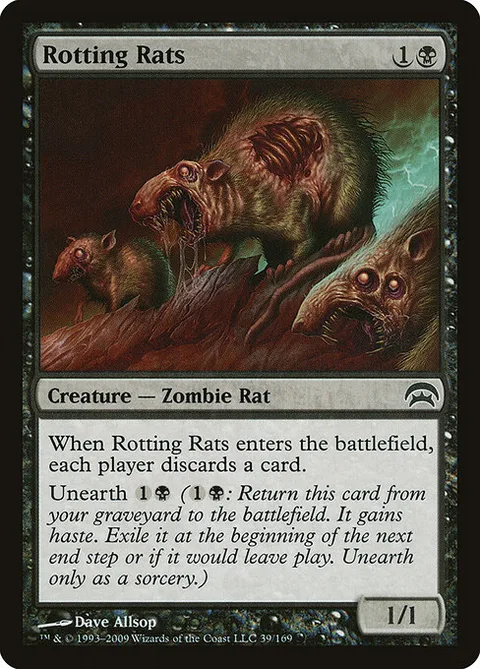 Rotting Rats, card 39 from Planechase
