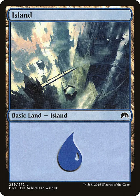 Island, card 259 from Magic Origins