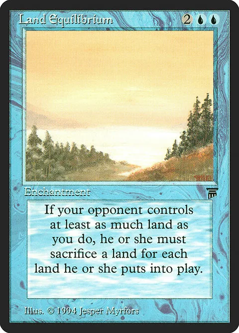 Land Equilibrium, card 64 from Legends