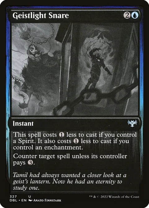Geistlight Snare, card 327 from Innistrad: Double Feature