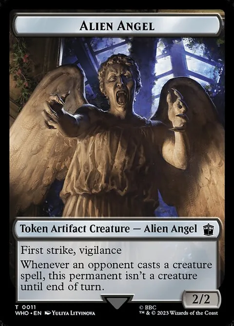 Alien Angel, carte 11 de Doctor Who Tokens