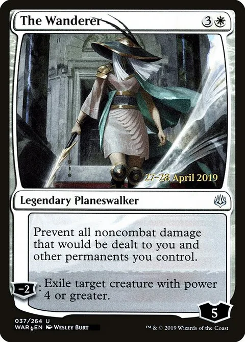 The Wanderer, card 37s from War of the Spark Promos