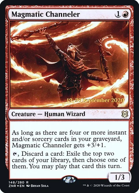 Magmatic Channeler, card 148s from Zendikar Rising Promos