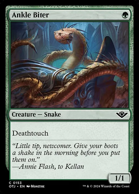 Ankle Biter, card 153 from Outlaws of Thunder Junction