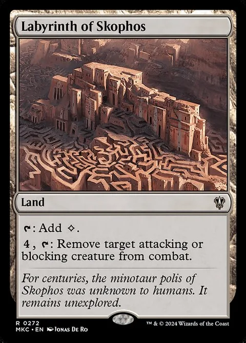 Labyrinth of Skophos, carte 272 de Murders at Karlov Manor Commander