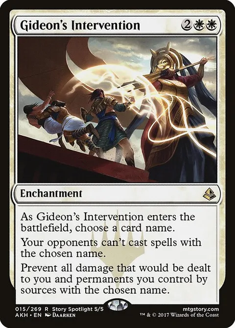 Gideon's Intervention, carte 15 de Amonkhet