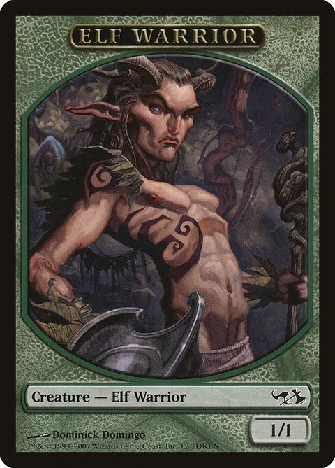 Elf Warrior, card T2 from Duel Decks: Elves vs. Goblins Tokens