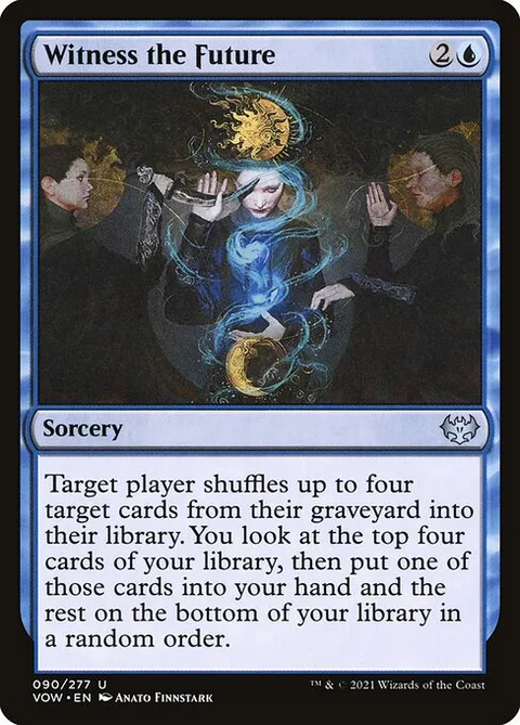 Witness the Future, card 90 from Innistrad: Crimson Vow
