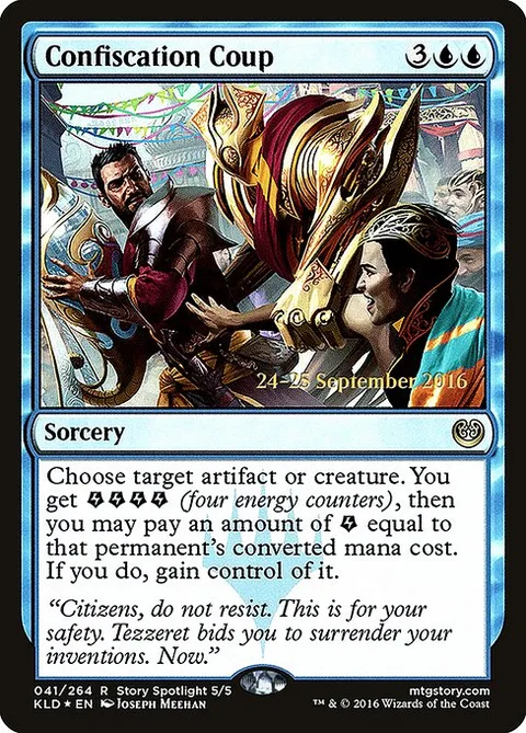 Confiscation Coup, carte 41s de Kaladesh Promos