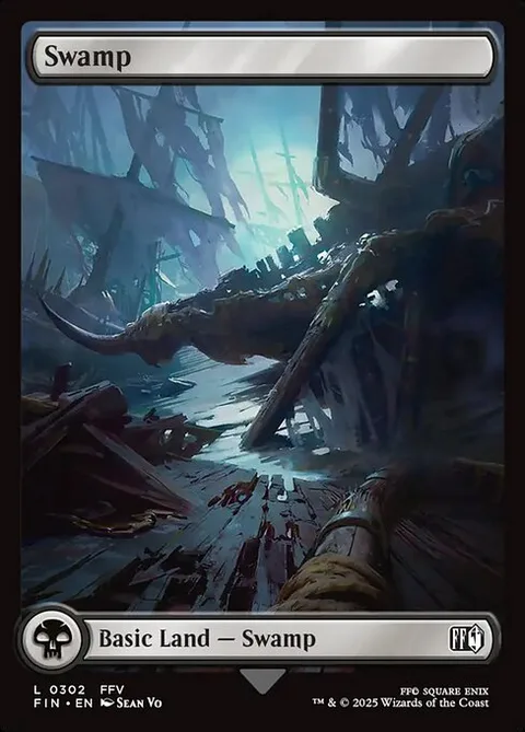 Swamp, carte 302 de Final Fantasy