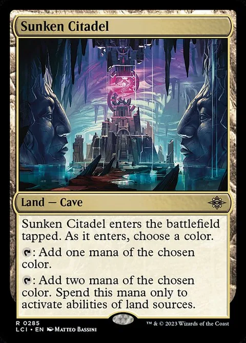 Sunken Citadel, carte 285 de The Lost Caverns of Ixalan