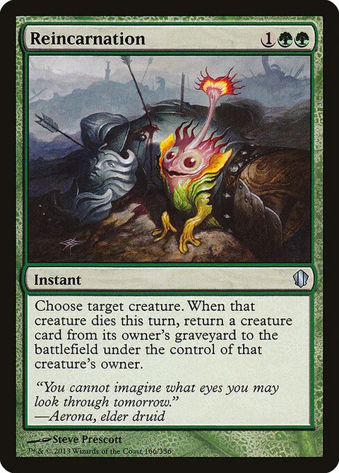Reincarnation, card 166 from Commander 2013