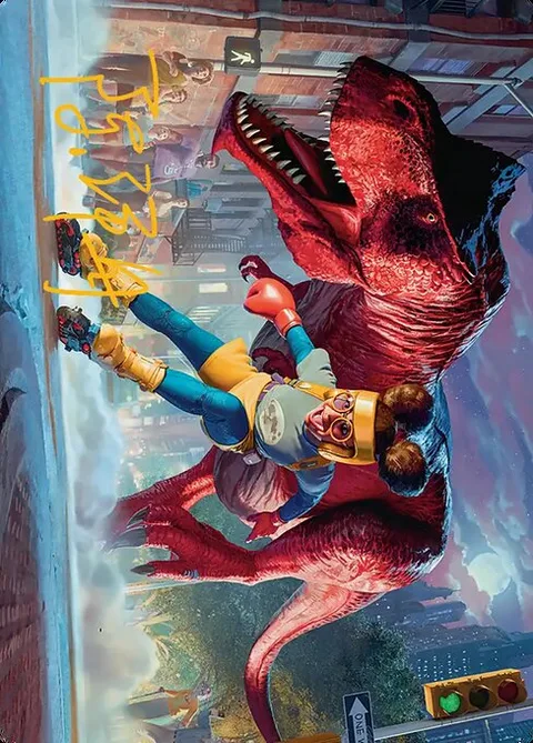 Moon Girl and Devil Dinosaur // Moon Girl and Devil Dinosaur, carte 14 de Marvel Super Heroes Art Series
