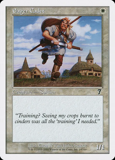 Eager Cadet, carte 14 de Seventh Edition