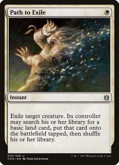 Path to Exile, card 19 from Commander Anthology