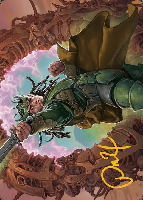 Eladamri, Korvecdal // Eladamri, Korvecdal, card 9 from Modern Horizons 3 Art Series