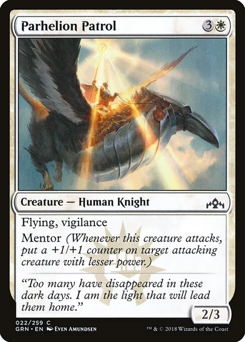 Parhelion Patrol, carte 22 de Guilds of Ravnica