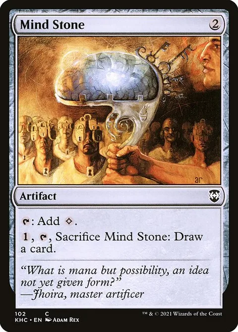 Mind Stone, card 102 from Kaldheim Commander