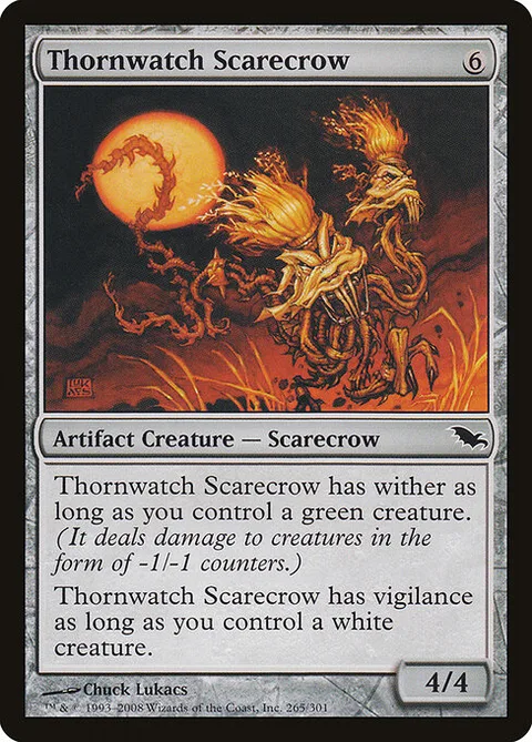 Thornwatch Scarecrow, carte 265 de Shadowmoor